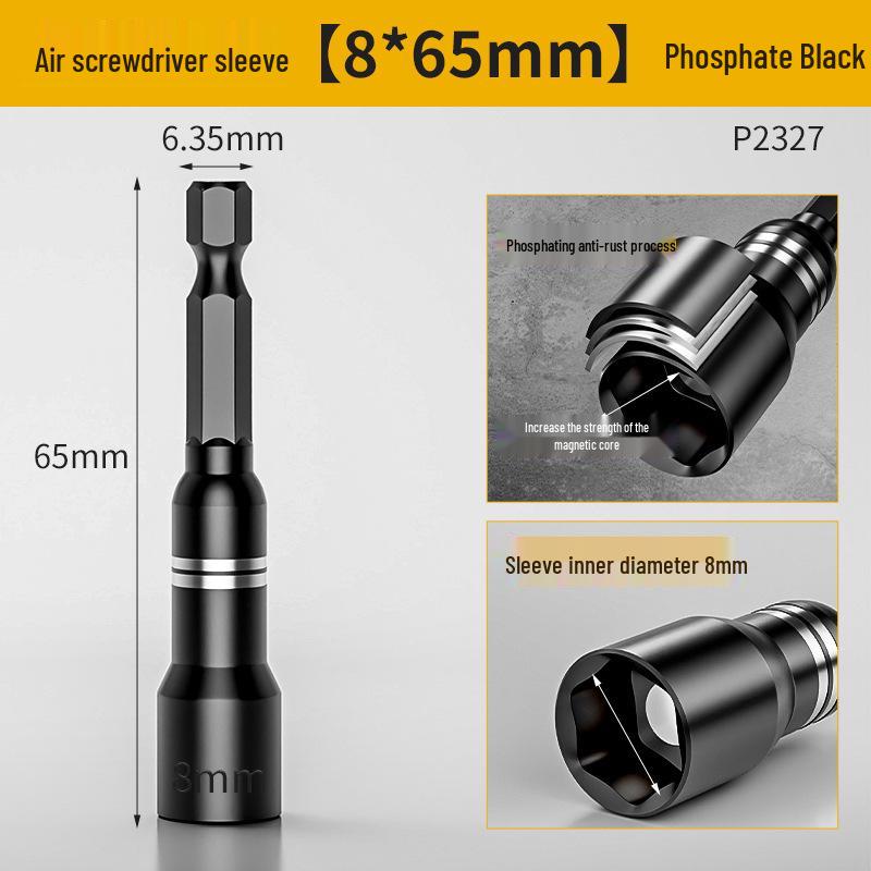 Electric 8mm Hex Socket Bit for Drill, Strong Magnetic, Self-Tapping