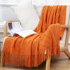 Nordic Tassel Sofa Throw Blanket - Air Conditioning Nap & Hotel Bed Runner, Summer Bed Flag, Bed End Blanket
