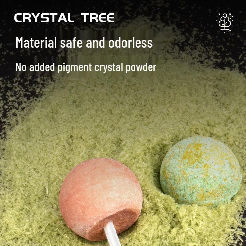 Xueyou Ma Blooming Crystal Christmas Tree - Magic Growing Kit for Science Lovers