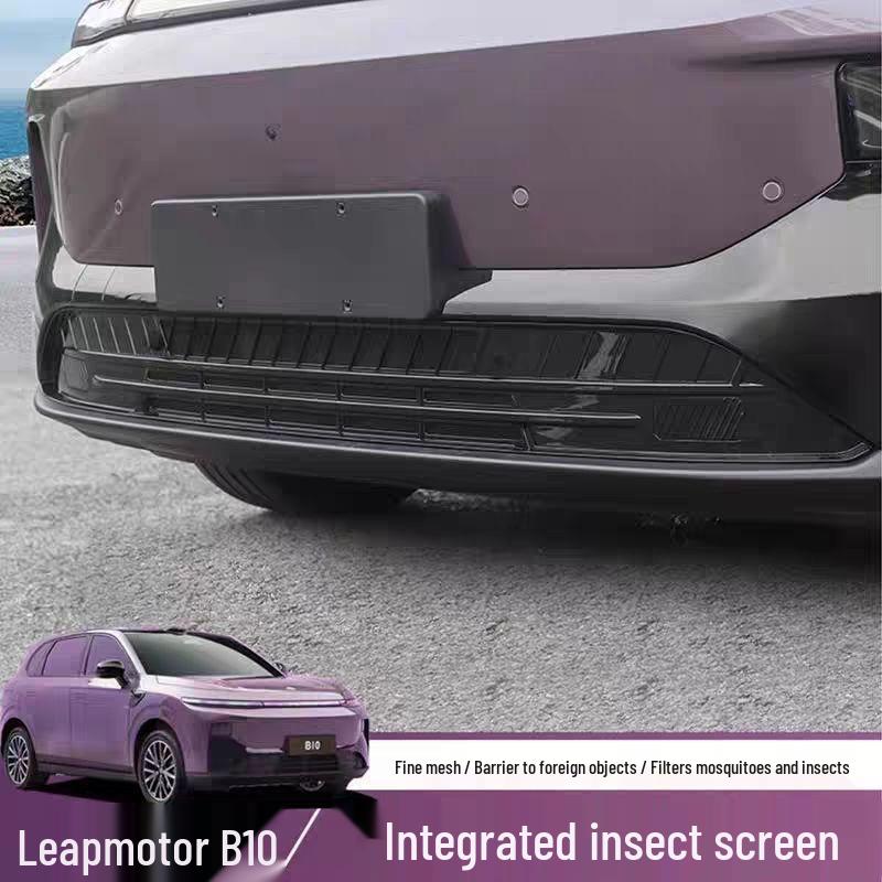 Leapmotor B10 Front Bumper Insect Net: Snap-on Radiator Protection Grille