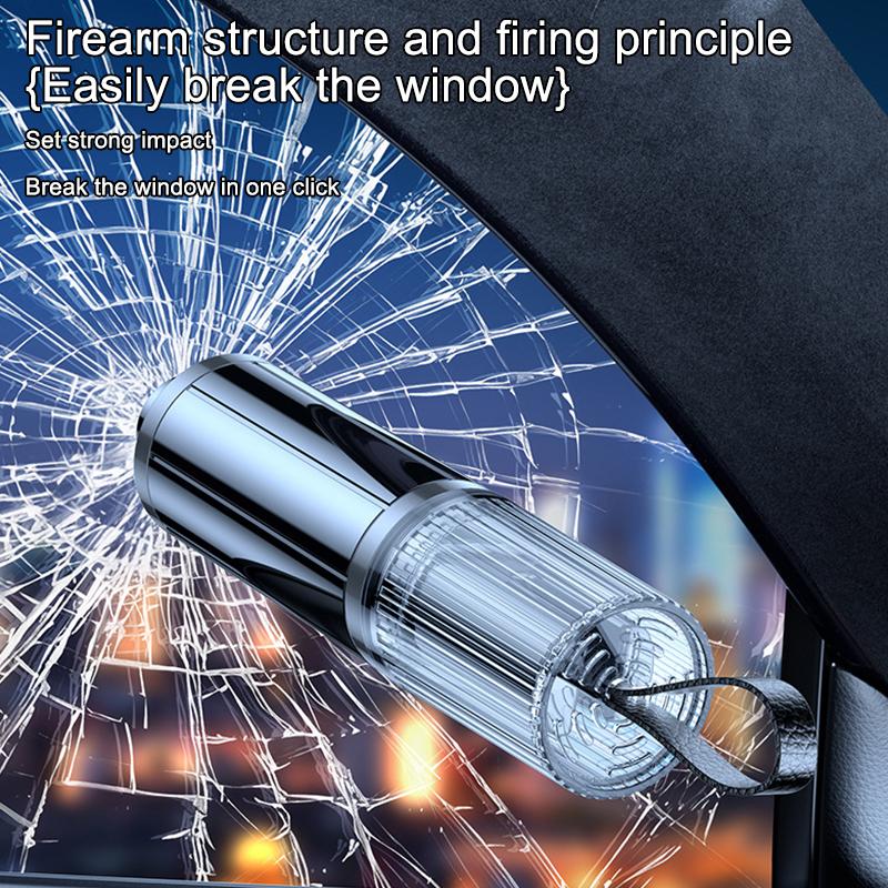 Car Safety Hammer Auto Emergency Glass Window Breaker Portable Seat Belt Cutter Steel Car Life-Saving Emergency Escape Hammer