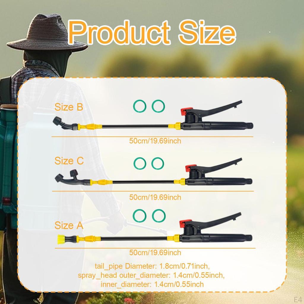 Replacement Sprayer Wand ,Agricultural Spray Head Accessories, Watering Universal for