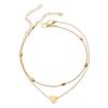 Tobillera con forma de corazón y estrella estilo bohemio para mujer, varios modelos, cadena para el pie multicapa, pulsera de tobillo con forma de hoja para mujer, accesorios de playa, novedad de 2021