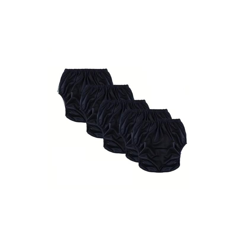 Pantaloni per Incontinenza Adulti 5 Pezzi Resistenti all'Acqua Copri Pannolino Riutilizzabile Mutandine a Tenuta Stagna Biancheria Intima Speciale Slip