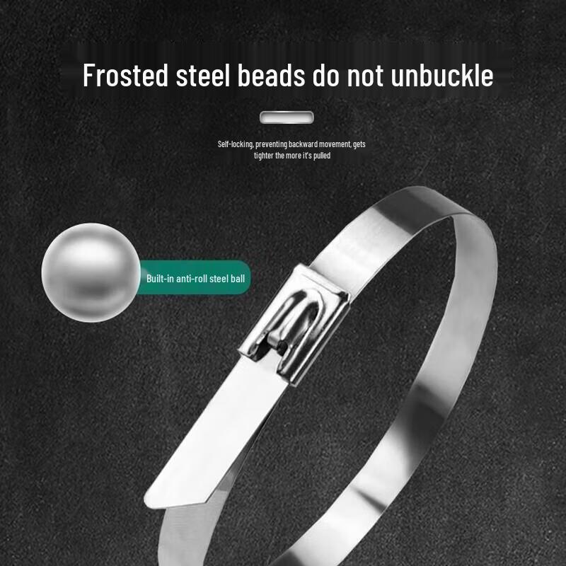 304 Stainless Steel Self-locking Cable Ties