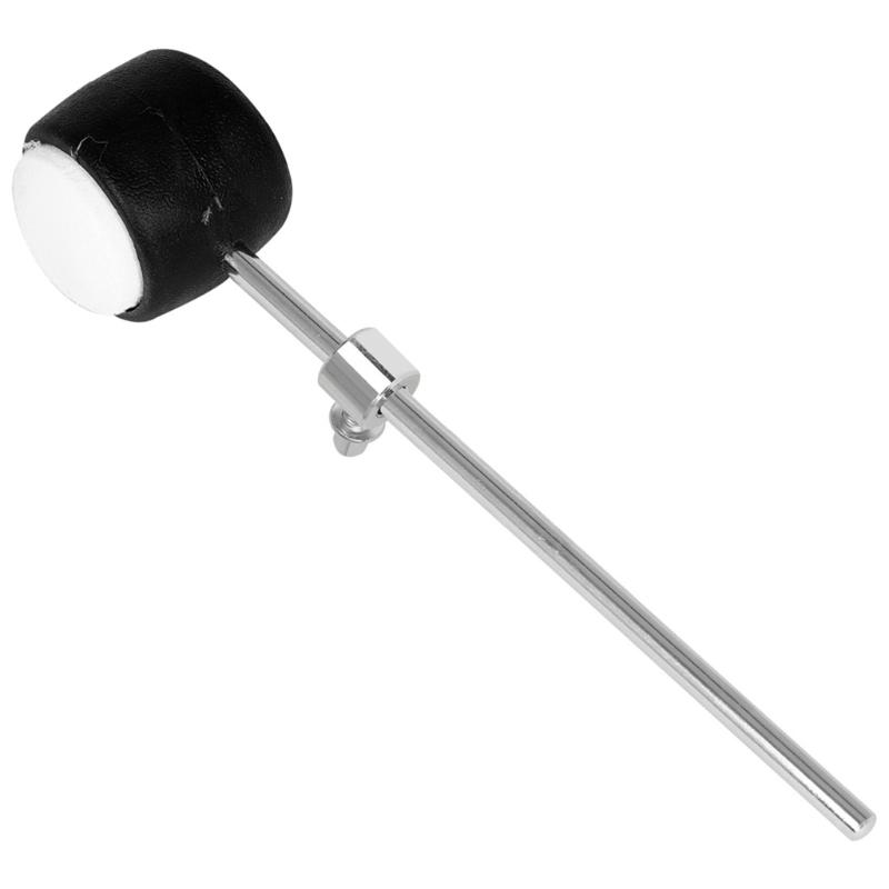 Instrument Accessory Bass Drum Pedal Beater with Ergonomic Metal Grip Professional Drum Beater Suitable for  Drummers
