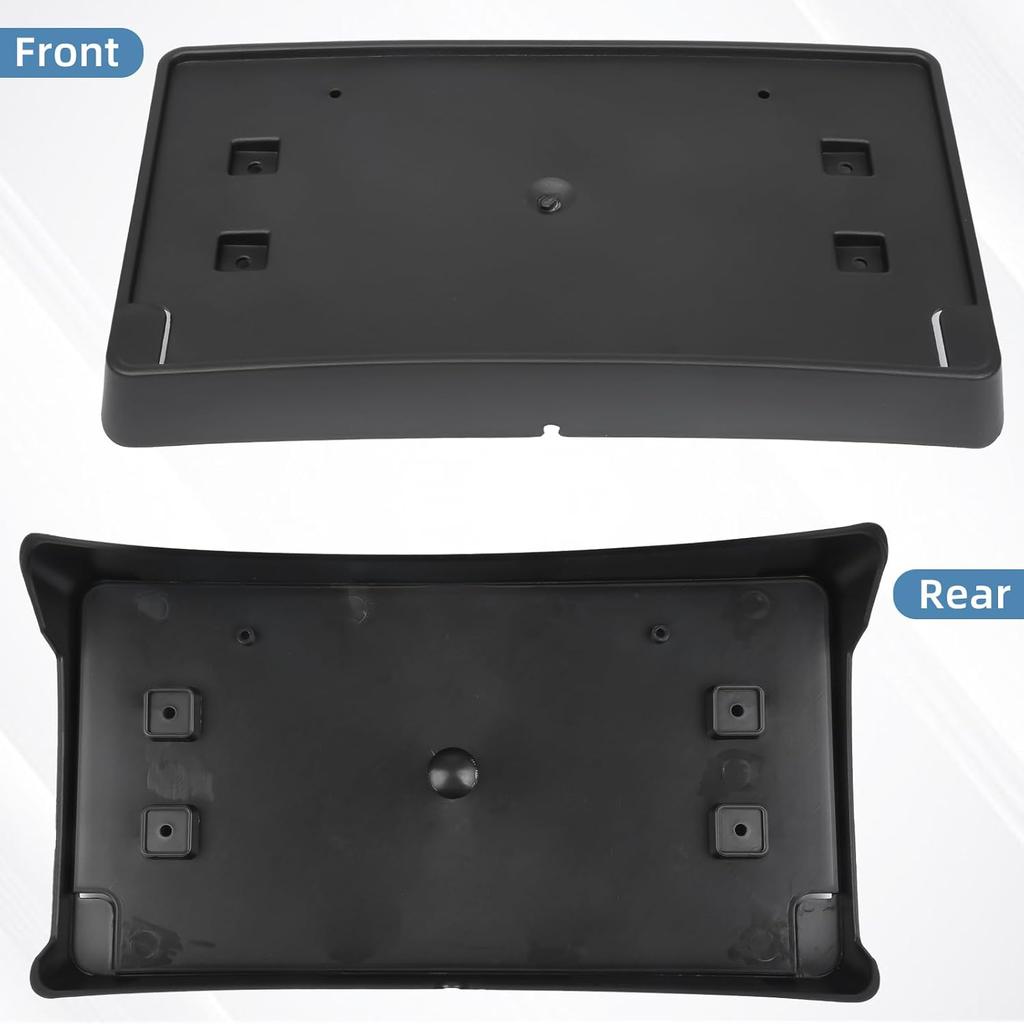 Replacement For Front Bumper License Plate Frame Bracket 2018-2024 Jeep Wrangler JL Gladiator JT ONLY For Plastic Bumper 68293738AA CH1068167