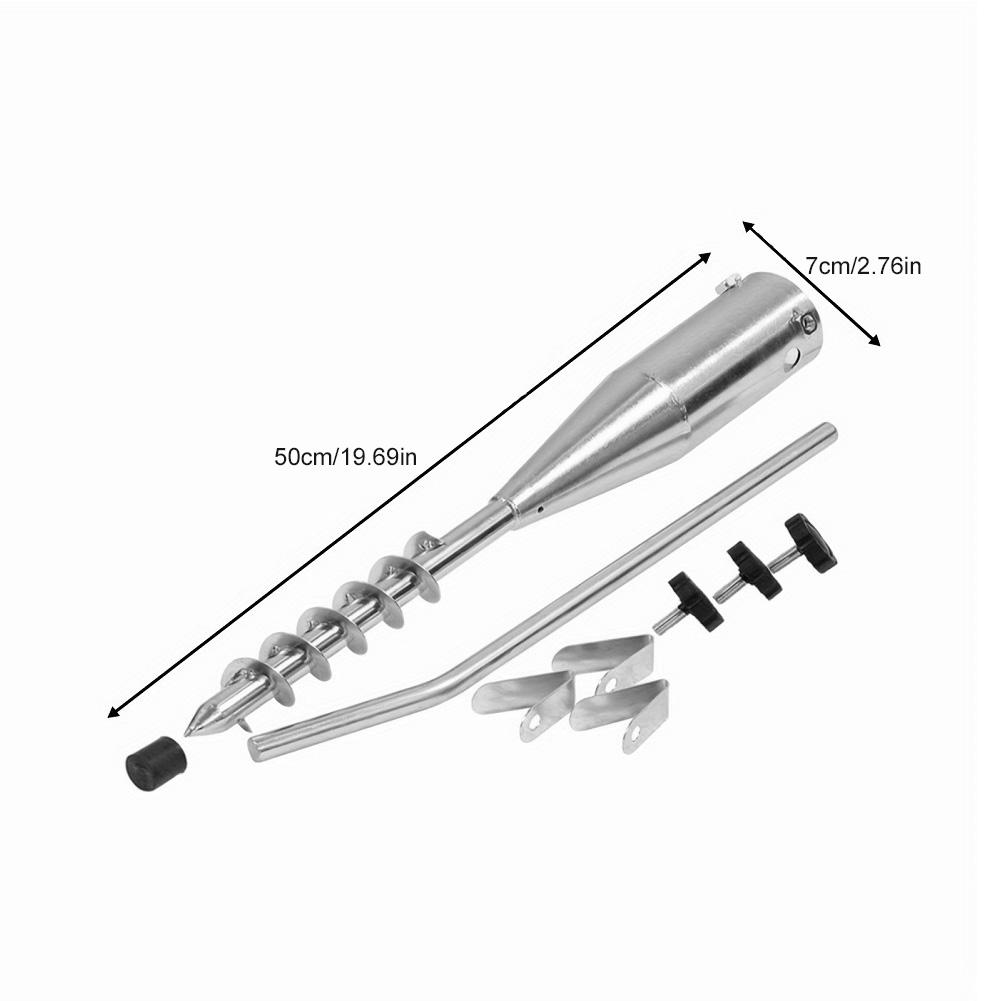 Beach Umbrella Sand Anchor Heavy Duty Metal Umbrella Stand Portable Umbrella Anchor Base for Outdoor Yard Garden