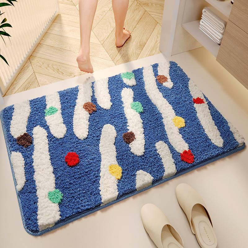 Candy Color Clash Floor Mat Soft