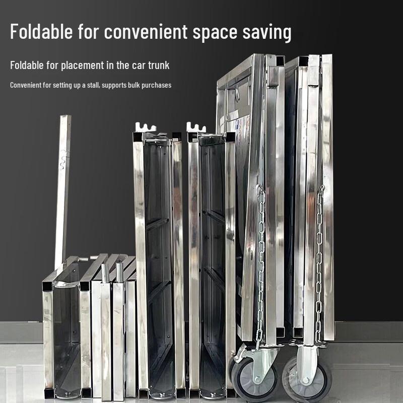 Portable Foldable Street Vending Cart