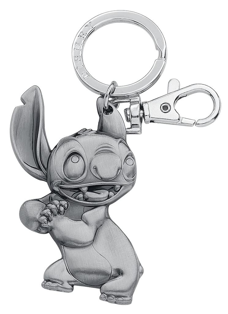 Disney Stitch Pewter Keyring (Keychain) [Used] Silver 3