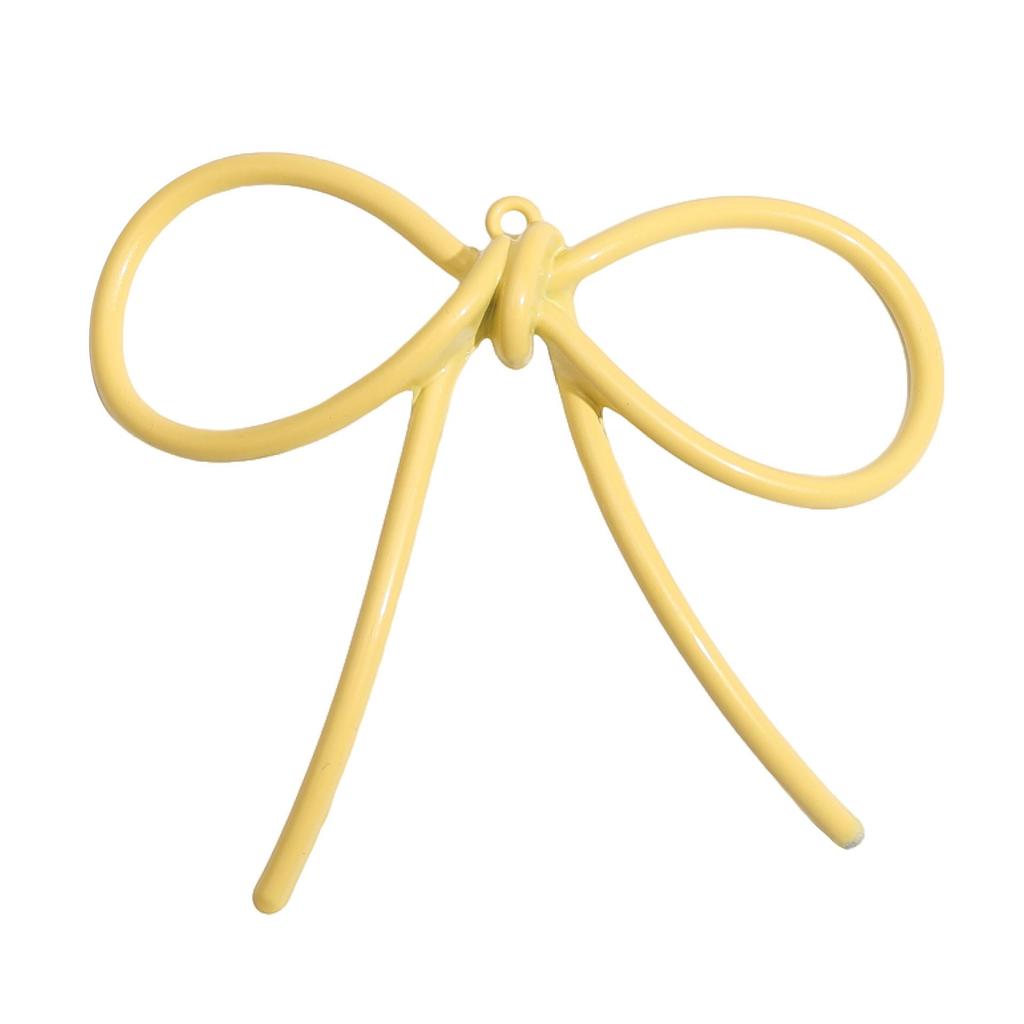 Alloy Bow Accessories Charms Pendant For Jewelry Making DIY Earring Necklace Bracelet