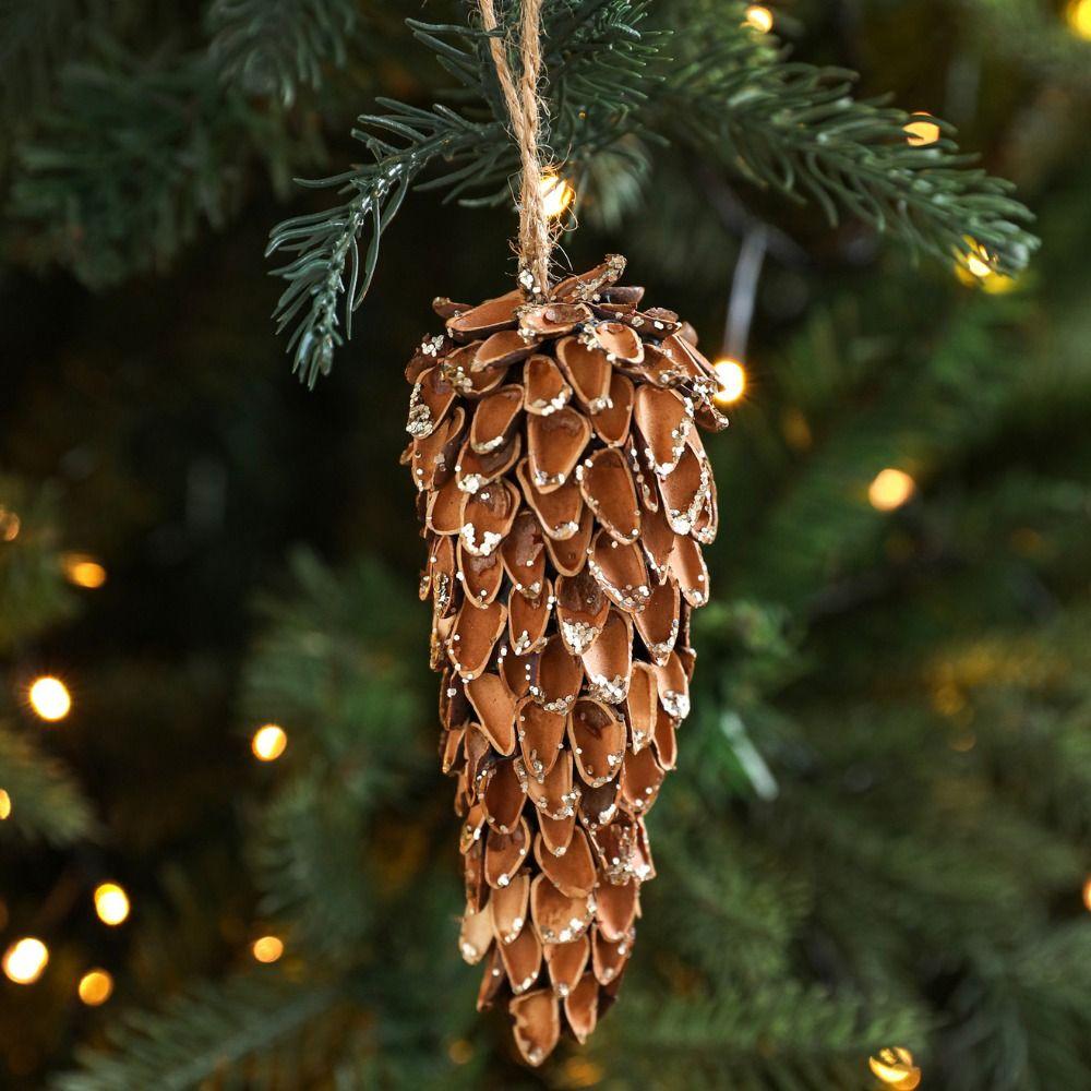 Foam Christmas Tree Decorations DIY Simulated Pinecone Pendant  Merry Christmas Decor