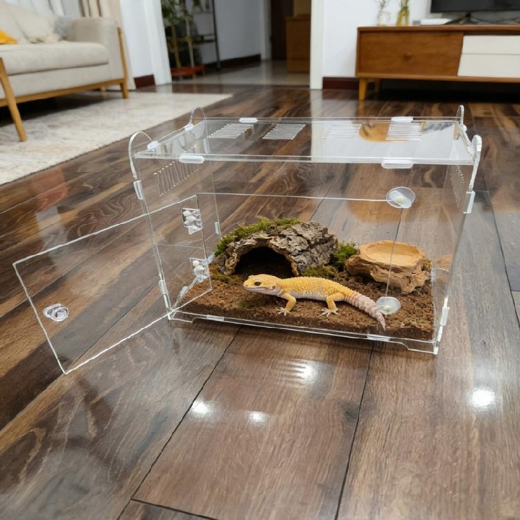 Observation Friendly Acrylic Terrariums For Pet Reptiles Geckos Rodents And Amphibians Animal Habitats Breeding Box
