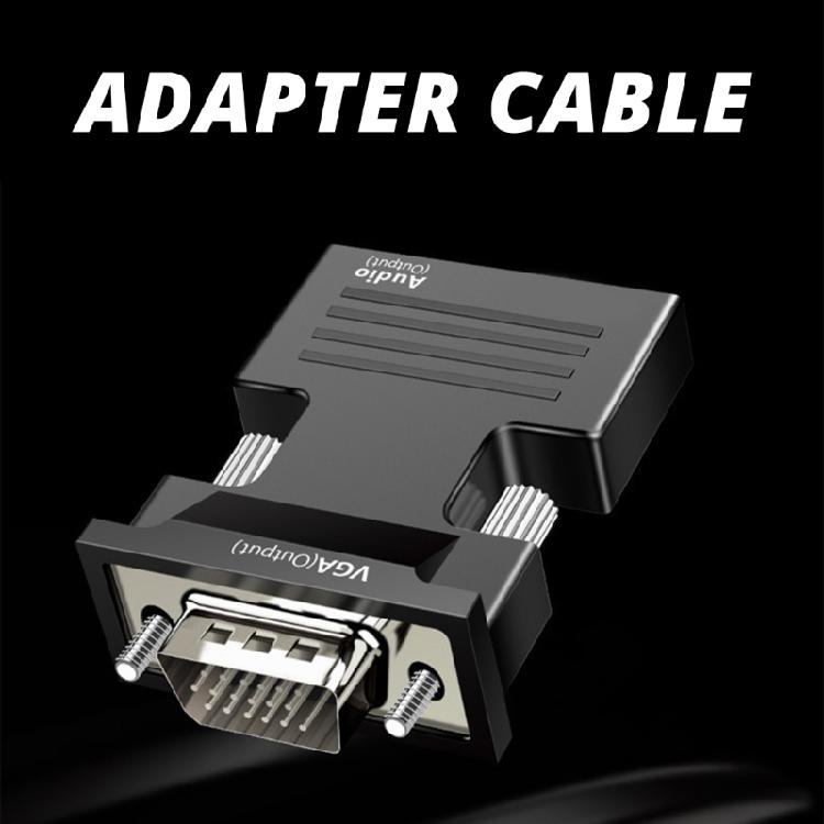 VGA To HDTV Adapter Converters PC VGA Source Output To Monitors HDTV Connector VGA Male To Female HDTV Video Dongle