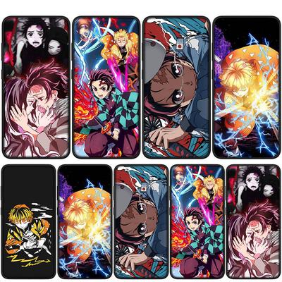 For iPhone 16 15 Xiaomi Redmi Note 14 13 12 11 Pro Max 16e Samsung Galaxy S25 S24 S23 Moto OPPO Huawei Nezuko Demon Slayer Tanjirou Cartoon Phone Case