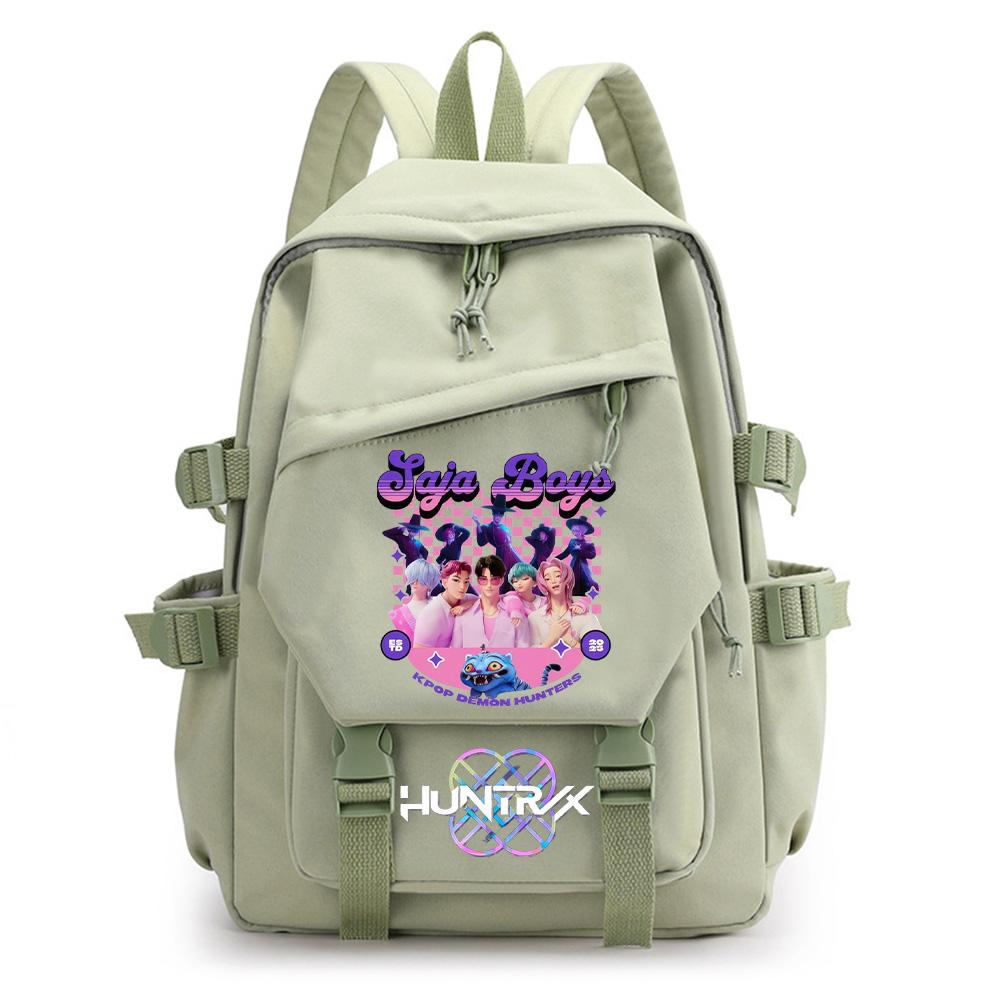 Anime Cute K-pop Demon Hunters Printed Backpack for Teenager Boy Gril Schoolbag Children Student Bookback Women Waterproof Travel Bag Kid Gift Mochila