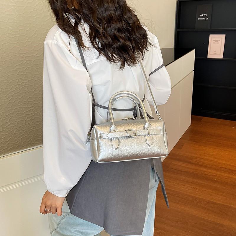 Stylish Minimalist Crossbody Bag Women Small Square PU Shoulder With Zip Phone Pocket