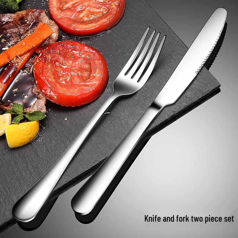 Olotti 304 Stainless Steel 2-Piece Steak Cutlery Set
