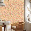 Wallpaper Flowers Cream, Coral and Peach for Living Room and Bedroom 50x1000