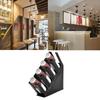 Countertop Coffee Milk Tea Cup Storage Rack Stand Paper Cups Holder Dispenser OrganizerBlack