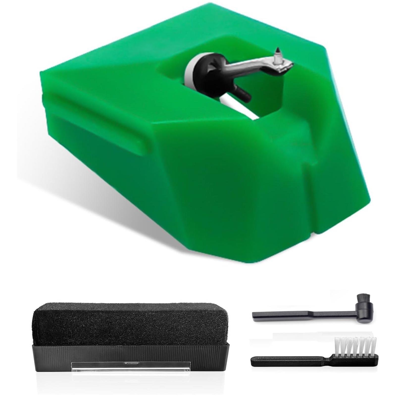 

Игла для проигрывателя Алмазные стилусы с очистителем Деталь для обслуживания фонографа Пластиковая игла для проигрывателя для VMN95ML