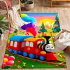 Thomas Train Birthday Party Carpet Design for Hallway Dormitory Game Room Balcony Antislip Carpet Anime Office Decor