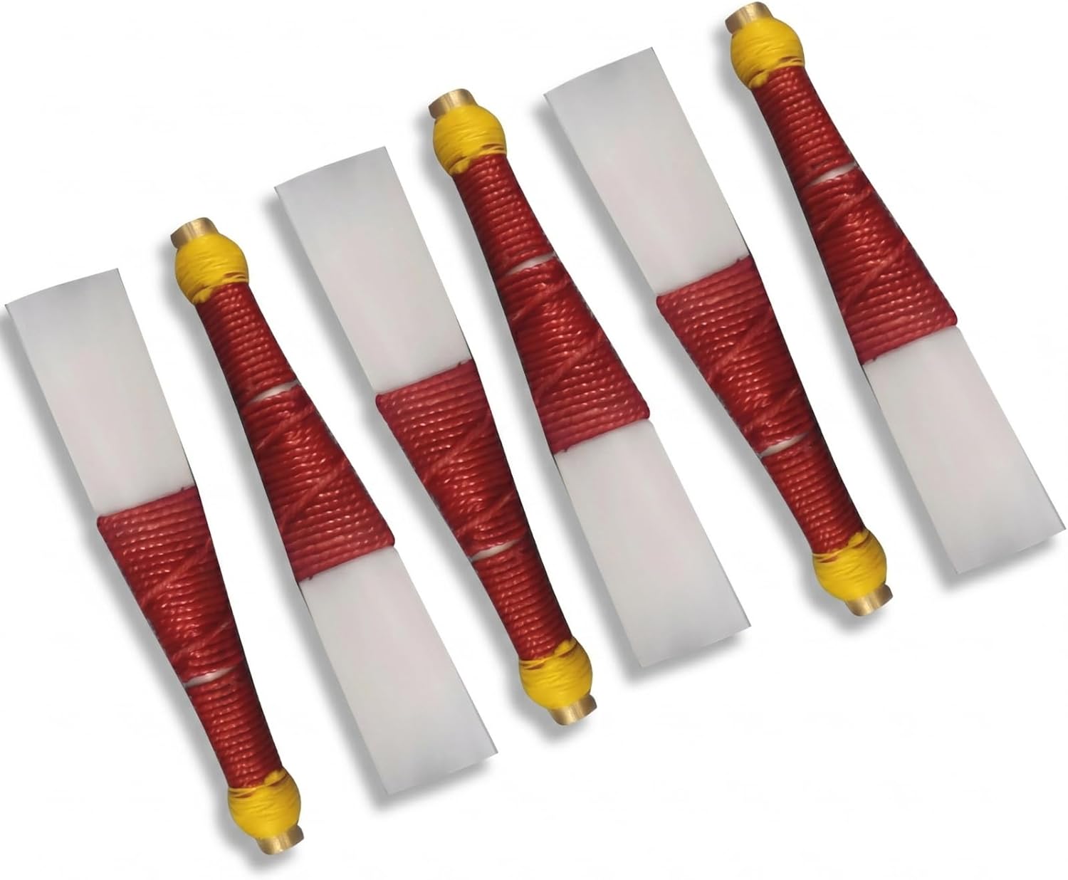 Bagpipes Practice Chanter Synthetic Reeds Music instruments 6 pack one size белый