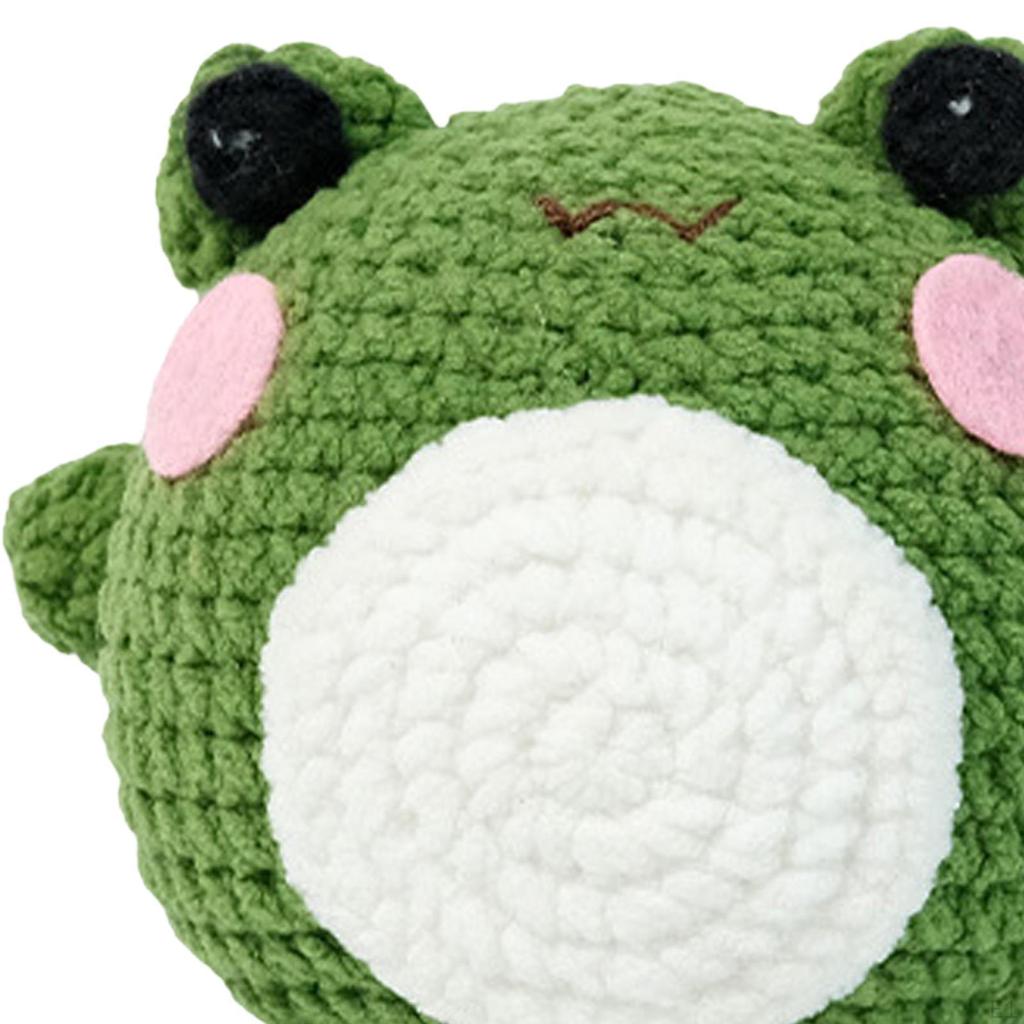 Frog Doll Crochet Kit, Material Package Make Your Own Animals Kit DIY