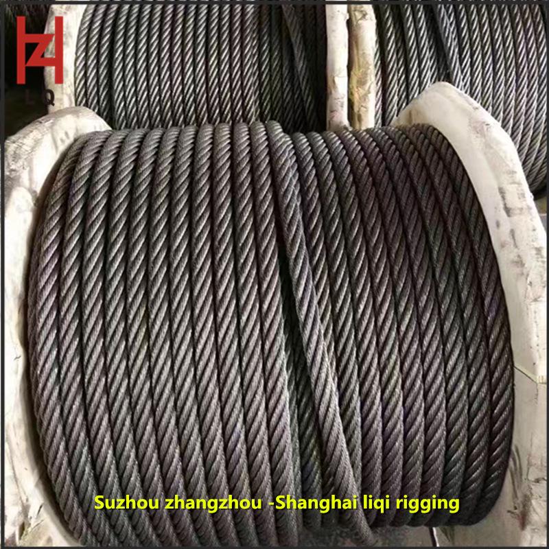 15mm Oiled Bright Steel Wire Rope for Lifting and Hoisting Winches