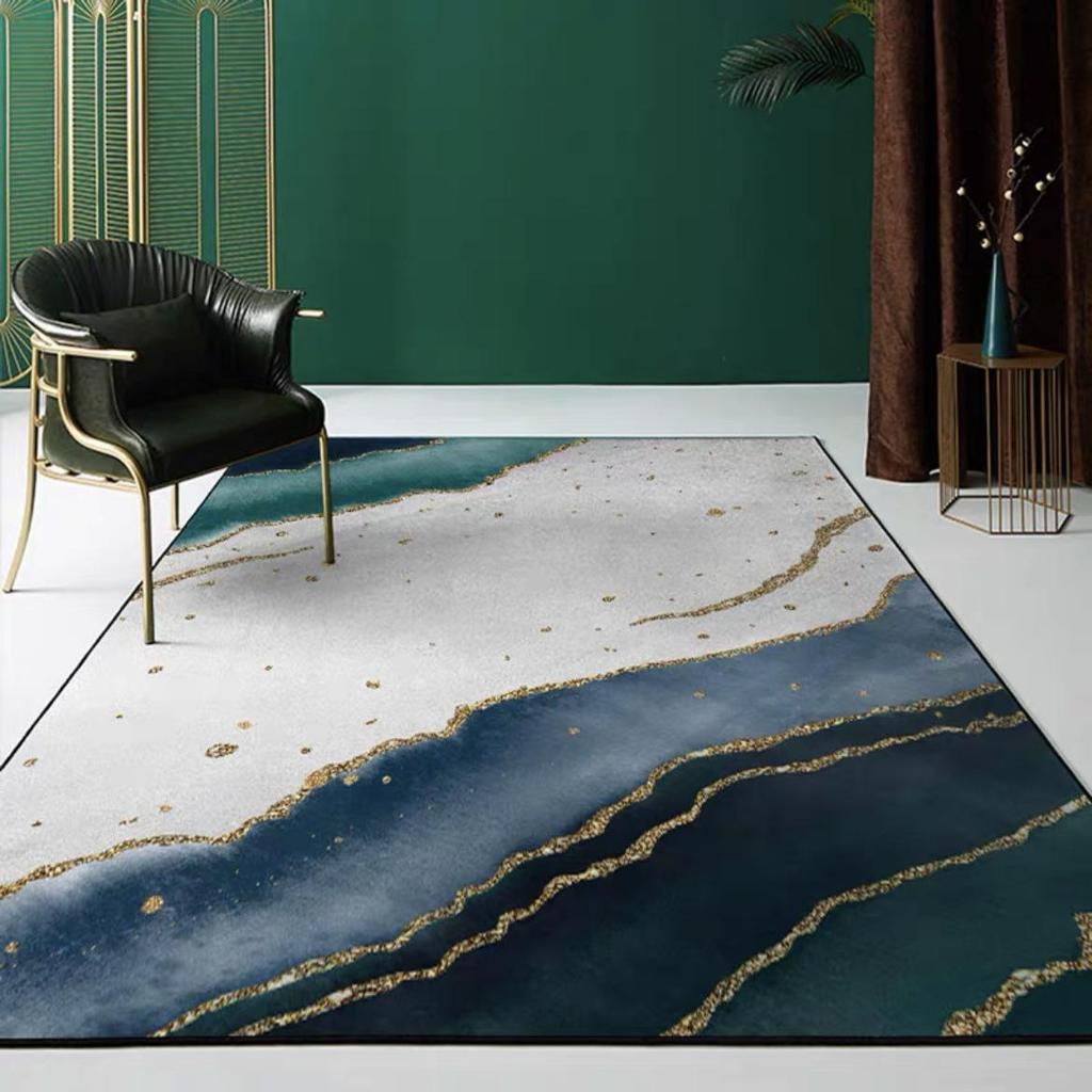 Modern Luxury Carpet: Large Area Floor Mat for Living Room, Bedroom, and Entryway