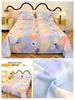 Long-Staple Cotton Brushed Bed Sheet - Solid Color, Thickened, Multiple Sizes (1.2/1.5/1.8m) for Dormitory Single Beds.