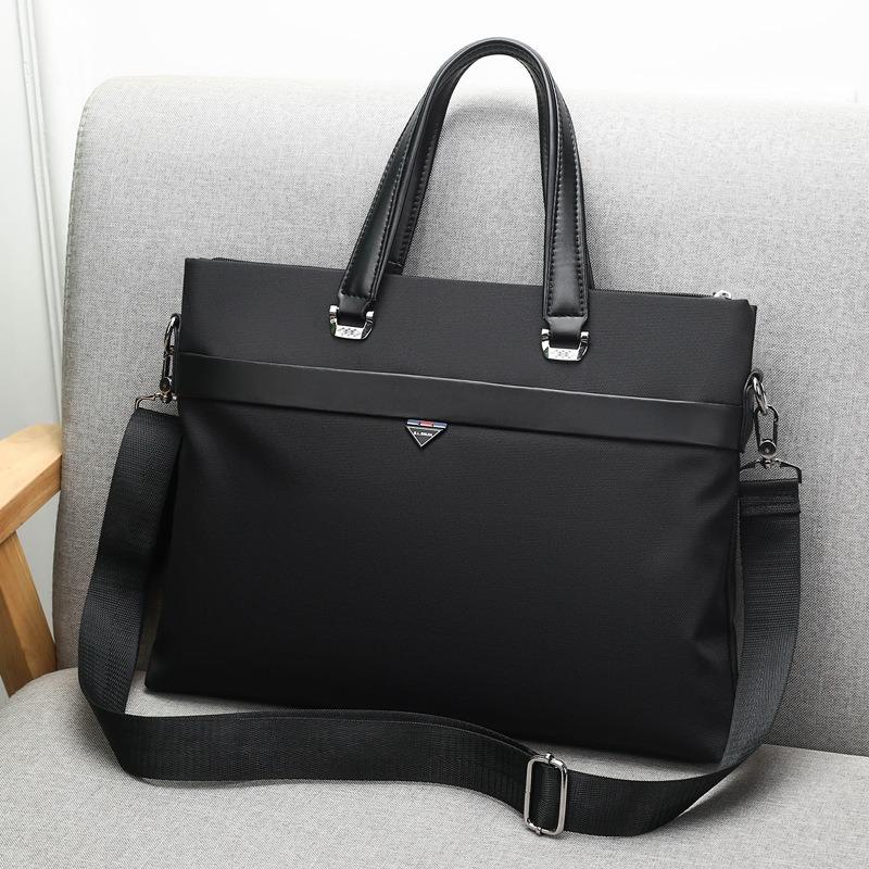 New Men's Crossbody Portable Business Commuter Briefcase Men's Computer Oxford Cloth Shoulder File Bag