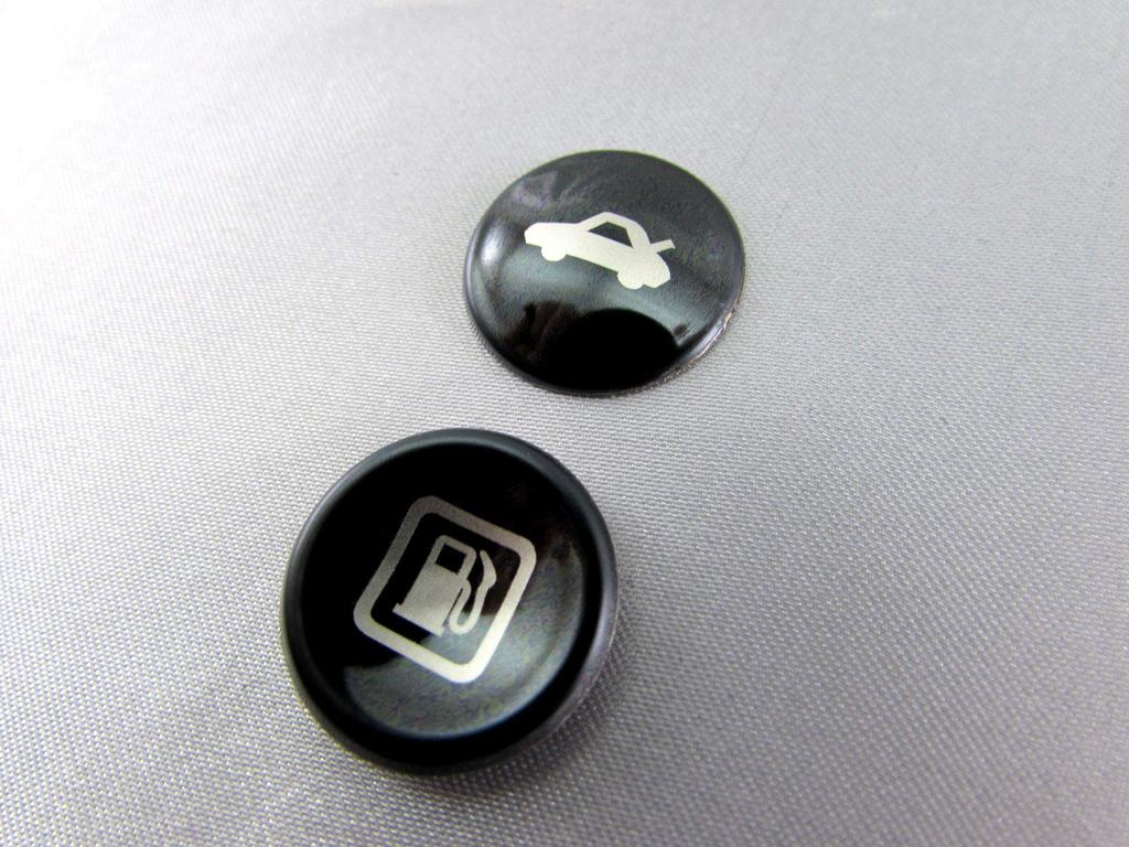 BRIGHTZ Ferrari California 30 Edelstahl Kraftstofföffner Schalterabdeckung Set