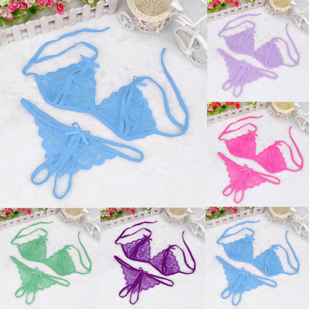 Women Lady Sexy Lingerie Lace Underwear Sleepwear G-string Lingerie