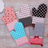 All-Cotton Heat-Resistant Oven Gloves for Baking & Cooking