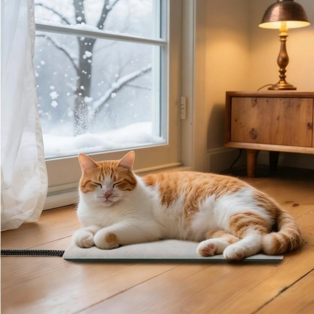 Pet Heating Pad Bed 7-speed Adjustable Temperature Control Bite-proof Dog and Cat Pads Timed Settings Pet Supplies Products
