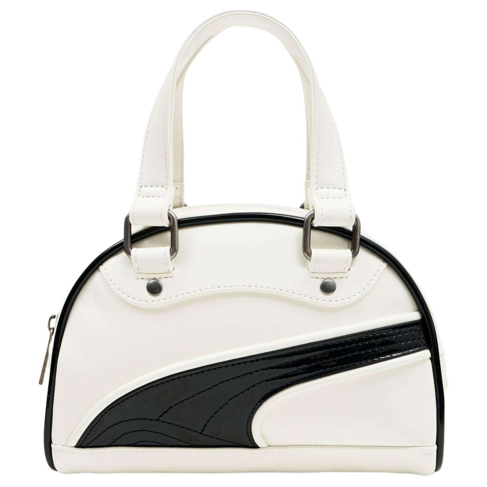 

Puma Dear Cat Stripe Zipper Mini Shoulder Crossbody Bag Unisex Bags White 940933-02 White,Mini