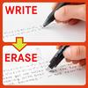 Mitsubishi Pencil Erasable Gel Ink Ballpoint Pen l Cobalt Pack of 10 RE 0.5mm Blue,