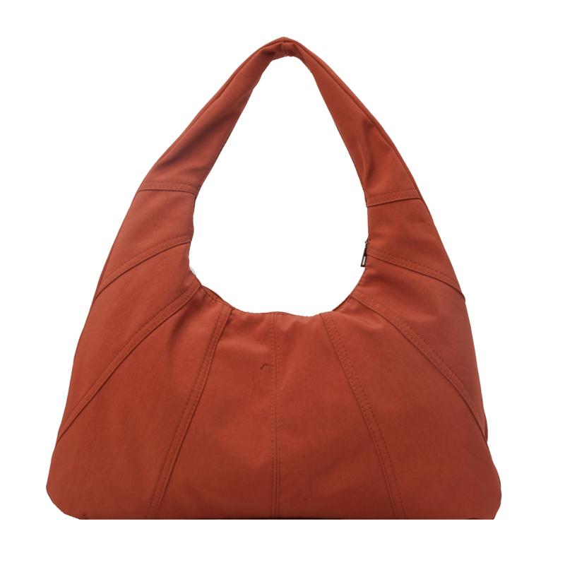 Сплошная женская пригородная сумка на одно плечо большой емкости для подмышек — фото 11