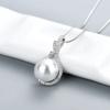 925 Sterling Silver Pearl Pendant Necklace for Women Novel Design Bridal Wedding Accessories Party Gift Hot Trendy Jewelry