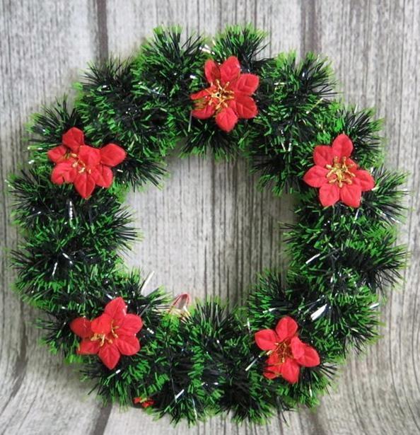 Christmas Wreath, Decorative Decoration, Door Decoration, Wreath L