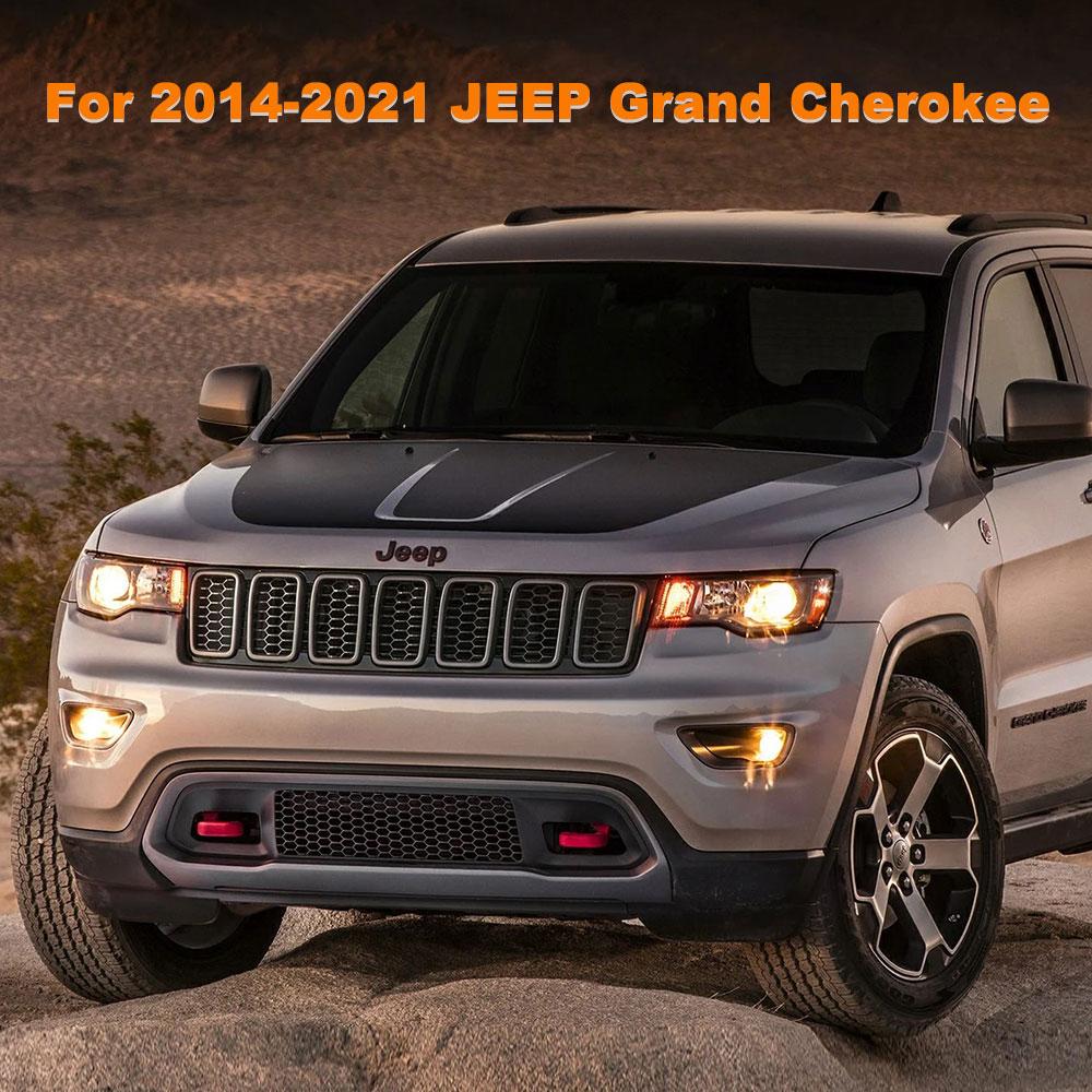 8 Stück Rücklicht-Tönungsfolie Vinyl-Lichtabdeckung Aufkleber für Jeep für Grand Cherokee Autozubehör 2014-2019 Autozubehör
