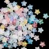 50pcs Acrylic Colorful Beads Star Shaped Spacer Beads for DIY Necklaces Bracelets Keychains Earrings Jewelry Making Accessories