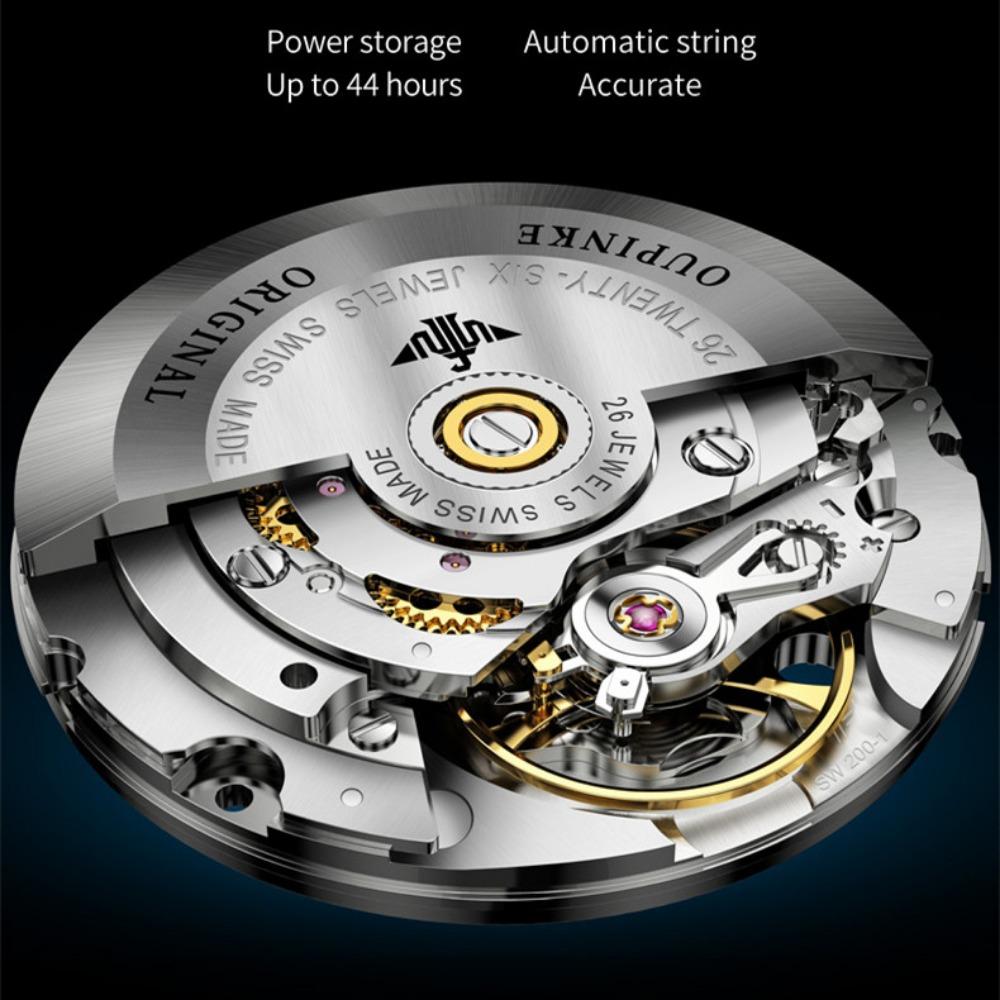 OUPINKE Montres Homme Horlogerie Mécanique Mode Montres Haut de Gamme