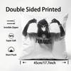 PPlayboi CartiI Rapper Cushion Cover Plush Fabric Soft DoubleSided Printed Sofa Warm Winter Home Child Gift Pillow Case
