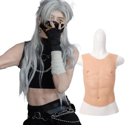Lightweight Muscle Vest Tank Top Slim Silicone Muscle Fake Fake Cosplay Costume Abs No Chest [YRZGSAWJ] Suit, Style, Style, Muscle, Suit, Abs,