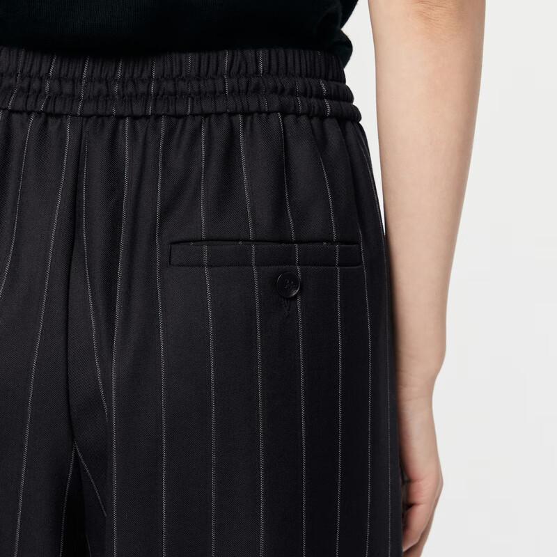 JNBY Women's Loose Straight-Leg Wide-Leg Trousers