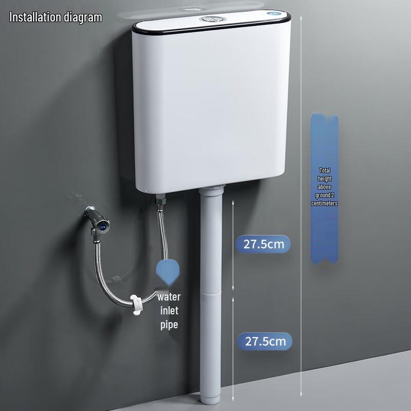 

Бытовой приставной унитаз Hong Gong с бачком и всплывающей крышкой