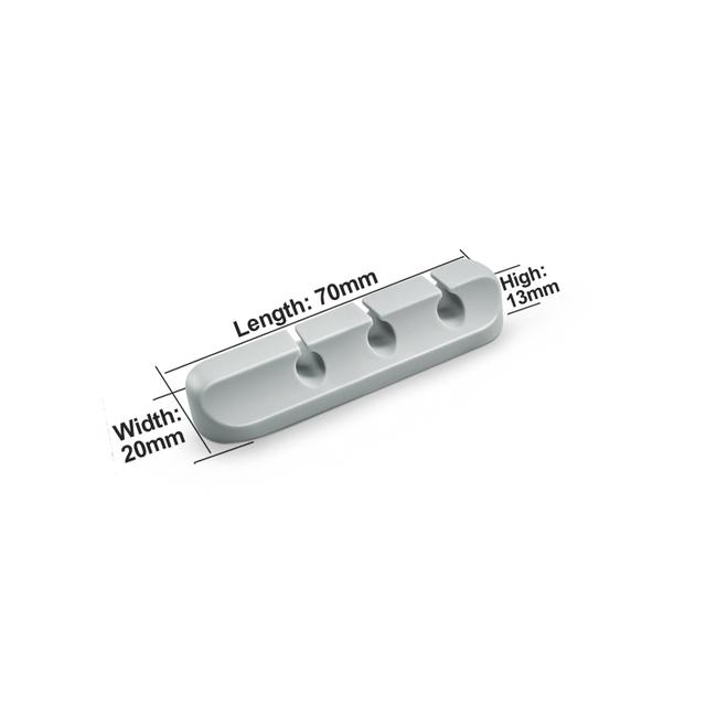 USB Cable Holder Clips Cable Cord Wire Organizer Silicone Desk Winder Desktop Tidy Management Holder Self-Adhesive Cord storage